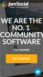 Mobile Screenshot of jomsocial.com